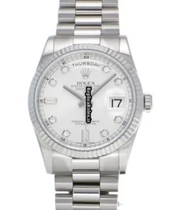 Terrific Replica Rolex Day-date 36 118239a Caliber 3155 Automatic Movement 36mm White Gold Case Watch