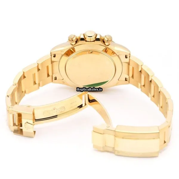 Offering Fake Rolex Daytona 116508 Caliber 4130 Automatic Movement 40mm Yellow Gold Case Watch - Image 4