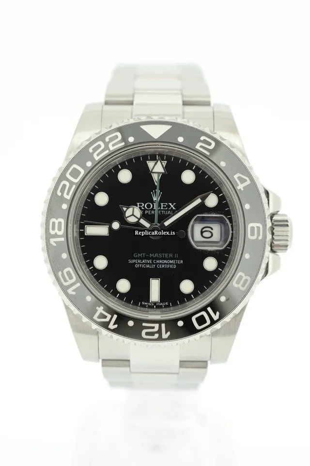 Suitable Replica Rolex Gmt-master II 116710ln Automatic Movement 40mm Steel Case Mens/unisex Watch - Image 2