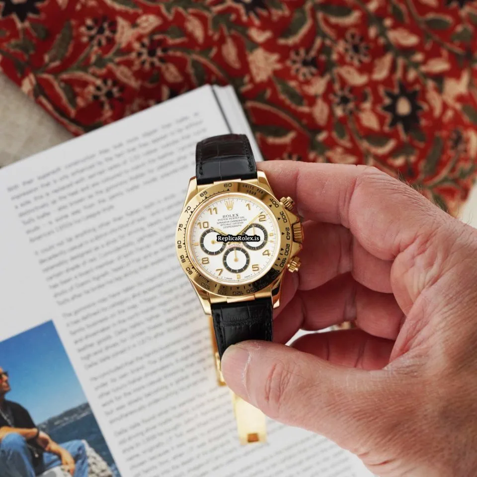 Lovely Replica Rolex Daytona 16518 Automatic Movement 40mm Yellow Gold Case Mens/unisex Watch - Image 3