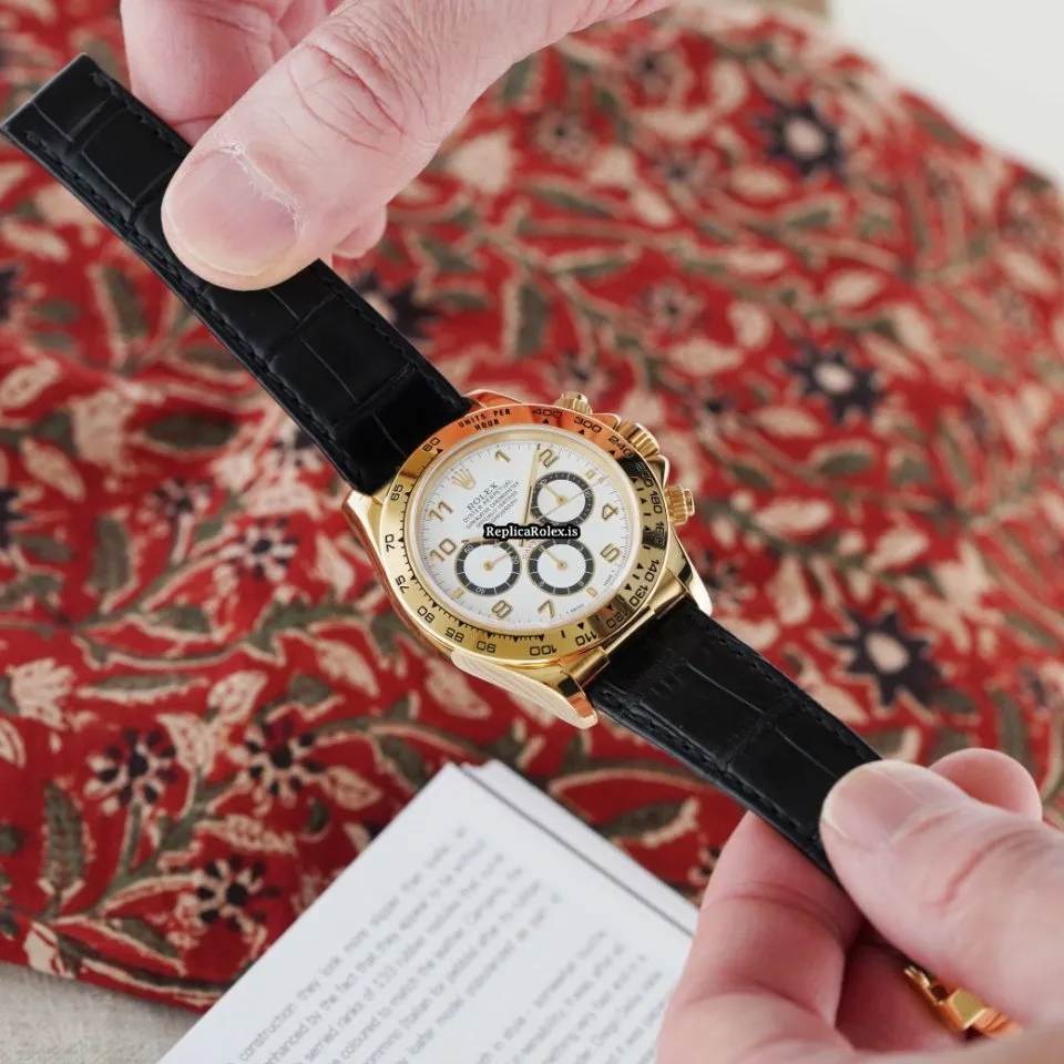 Lovely Replica Rolex Daytona 16518 Automatic Movement 40mm Yellow Gold Case Mens/unisex Watch - Image 7