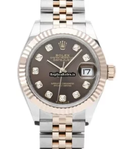Inexpensive Replica Rolex Lady-datejust 279171g Caliber 2236 Automatic Movement 28mm Steel Case Womens Watch