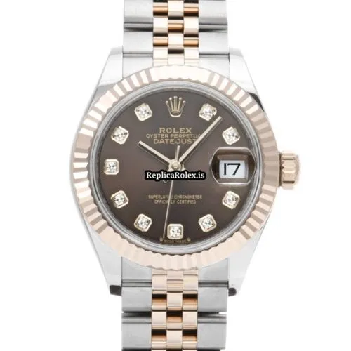 Inexpensive Replica Rolex Lady-datejust 279171g Caliber 2236 Automatic Movement 28mm Steel Case Womens Watch