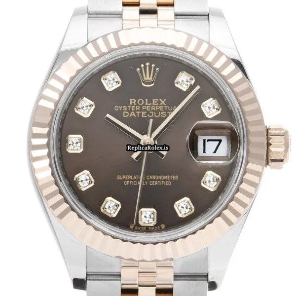 Inexpensive Replica Rolex Lady-datejust 279171g Caliber 2236 Automatic Movement 28mm Steel Case Womens Watch - Image 6