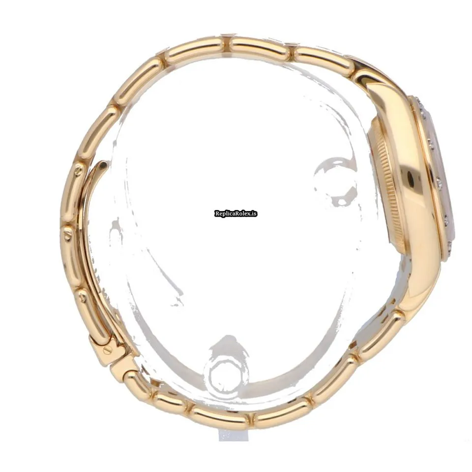 Nice Clone Rolex Lady-datejust Pearlmaster 80318 Automatic Movement 29mm Yellow Gold Case Womens Watch - Image 7