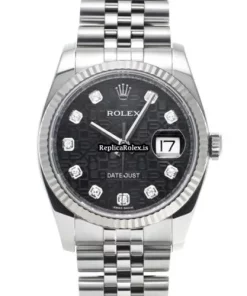 Great Fake Rolex Datejust 116234g Automatic Movement 36mm Steel Case Watch