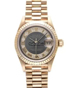 Top Knockoff Rolex Lady-datejust 79178mr Automatic Movement 26mm Yellow Gold Case Womens Watch