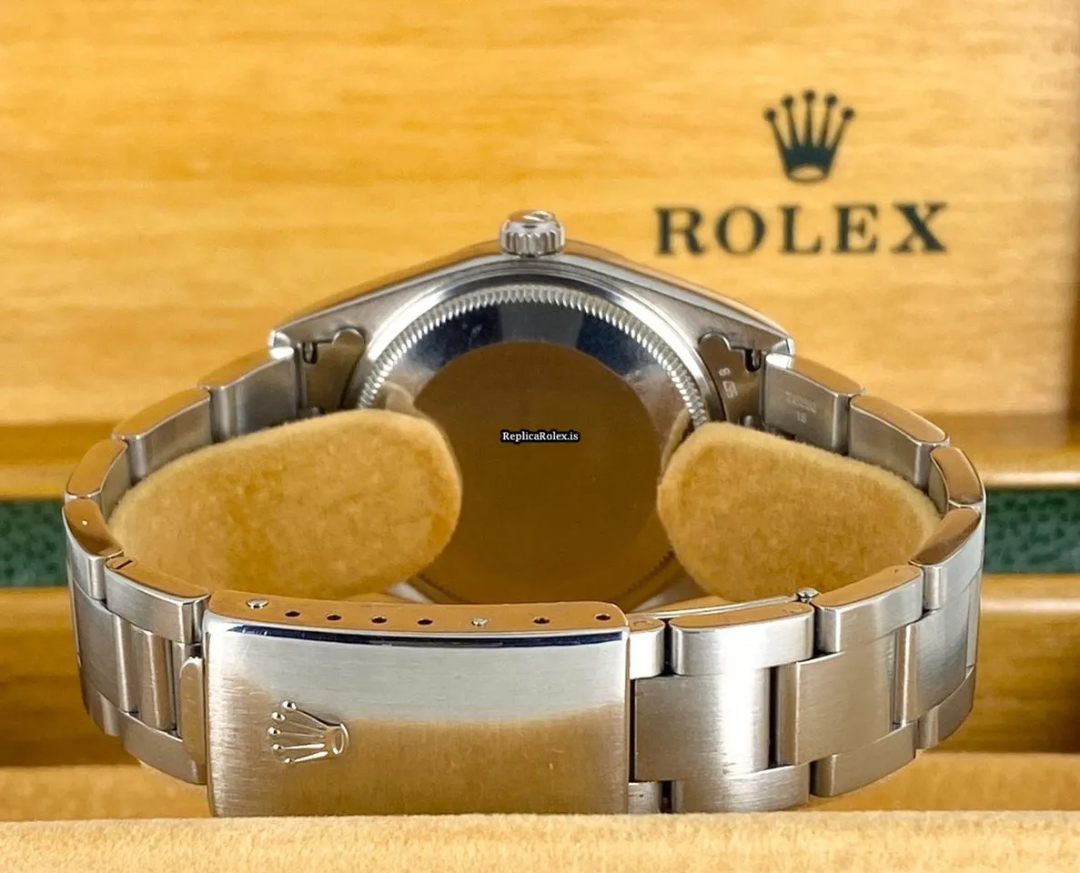 Beautiful Replica Rolex Air King Precision 14000m Caliber 3130 Automatic Movement 34mm Steel Case Mens/unisex Watch - Image 7