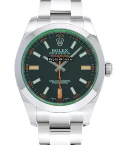 Wonderful Replica Rolex Milgauss 116400gv Caliber 3131 Automatic Movement 40mm Steel Case Watch