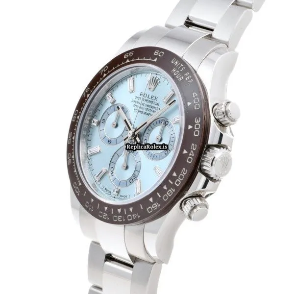 Fine Replica Rolex Daytona 116506a Caliber 4130 Automatic Movement 40mm Platinum Case Watch - Image 2