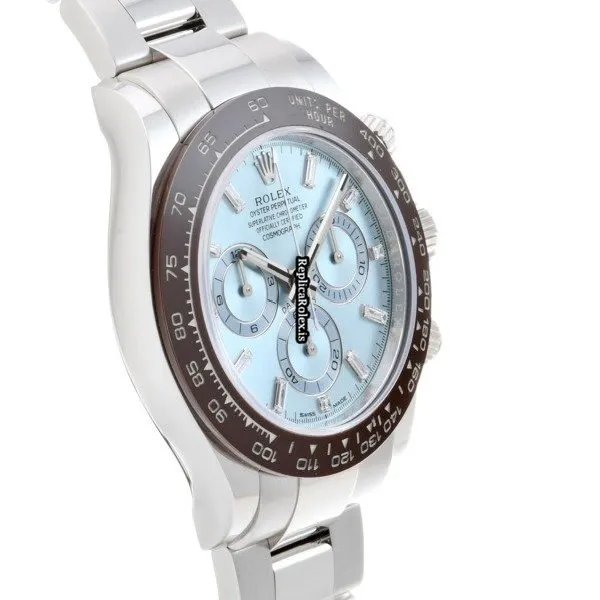 Fine Replica Rolex Daytona 116506a Caliber 4130 Automatic Movement 40mm Platinum Case Watch - Image 3