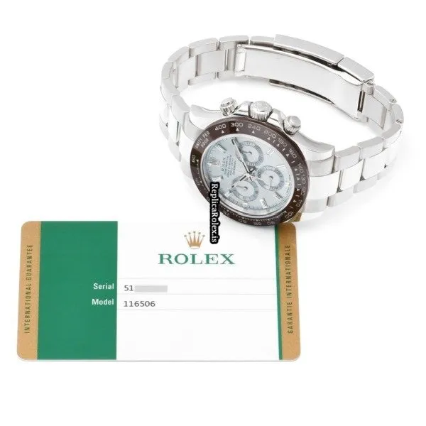 Fine Replica Rolex Daytona 116506a Caliber 4130 Automatic Movement 40mm Platinum Case Watch - Image 5