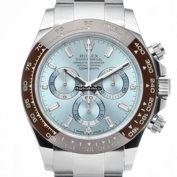 Fine Replica Rolex Daytona 116506a Caliber 4130 Automatic Movement 40mm Platinum Case Watch - Image 6