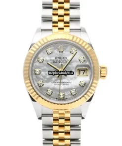 Great Replica Rolex Lady-datejust 279173ng Caliber 2236 Automatic Movement 28mm Steel Case Womens Watch