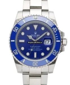 Fabulous Imitation Rolex Submariner Date 116619lb Caliber 3135 Automatic Movement 40mm White Gold Case Watch