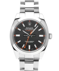 Superb Replicas Rolex Milgauss 116400 Caliber 3131 Automatic Movement 40mm Steel Case Watch