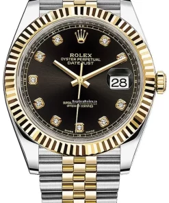 Superb Fake Rolex Datejust 126333-0006 Caliber 3235 Automatic Movement 41mm Gold/steel Case Mens/unisex Watch