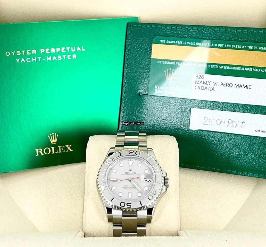 Attractive Copy Rolex Yacht-master 168622 Caliber 2235 Automatic Movement 35mm Steel Case Mens/unisex Watch - Image 2