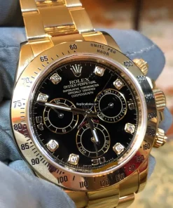 Superb Copy Rolex Daytona 116528 Caliber 4130 Automatic Movement 40mm Yellow Gold Case Mens/unisex Watch