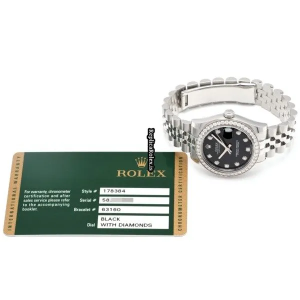 Amazing Replica Rolex Lady-datejust 178384g Automatic Movement 31mm Steel Case Watch - Image 5