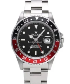 Cool Replica Rolex Gmt-master II 16710 Caliber 3185 Automatic Movement 40mm Steel Case Watch