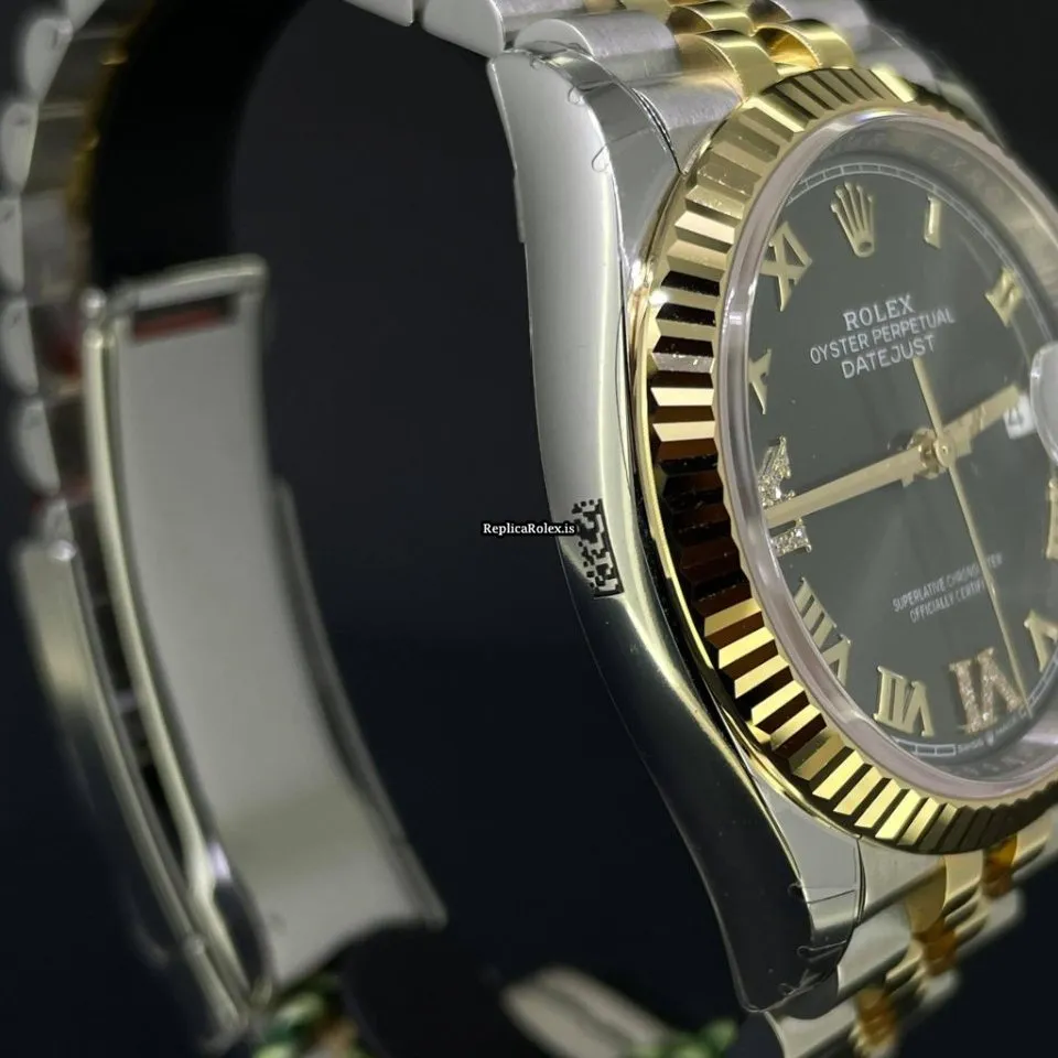 Reliable Fakes Rolex Datejust 126233 Caliber 3235 Automatic Movement 36mm Gold/steel Case Mens/unisex Watch - Image 6