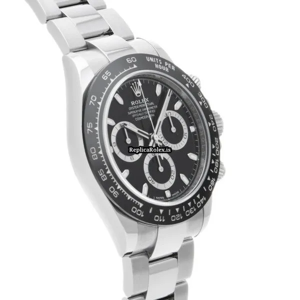 Affordable Fake Rolex Daytona 116500ln Caliber 4130 Automatic Movement 40mm Steel Case Watch - Image 3