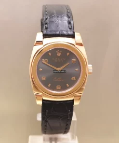 Pleasing Fake Rolex Cellini 5310 Manual Winding Movement Rose Gold Case Womens Watch