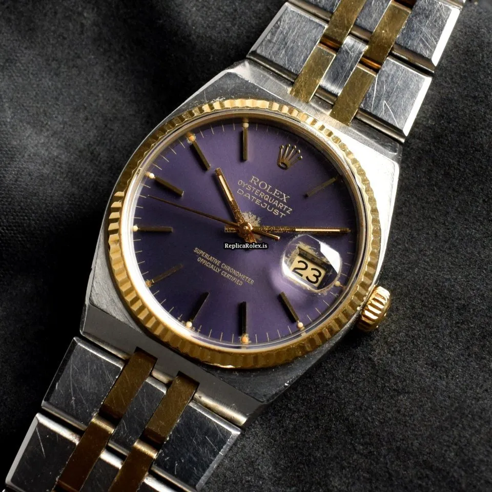 Ideal Replica Rolex Datejust Oysterquartz 17013 Quartz Movement Steel Case Mens/unisex Watch