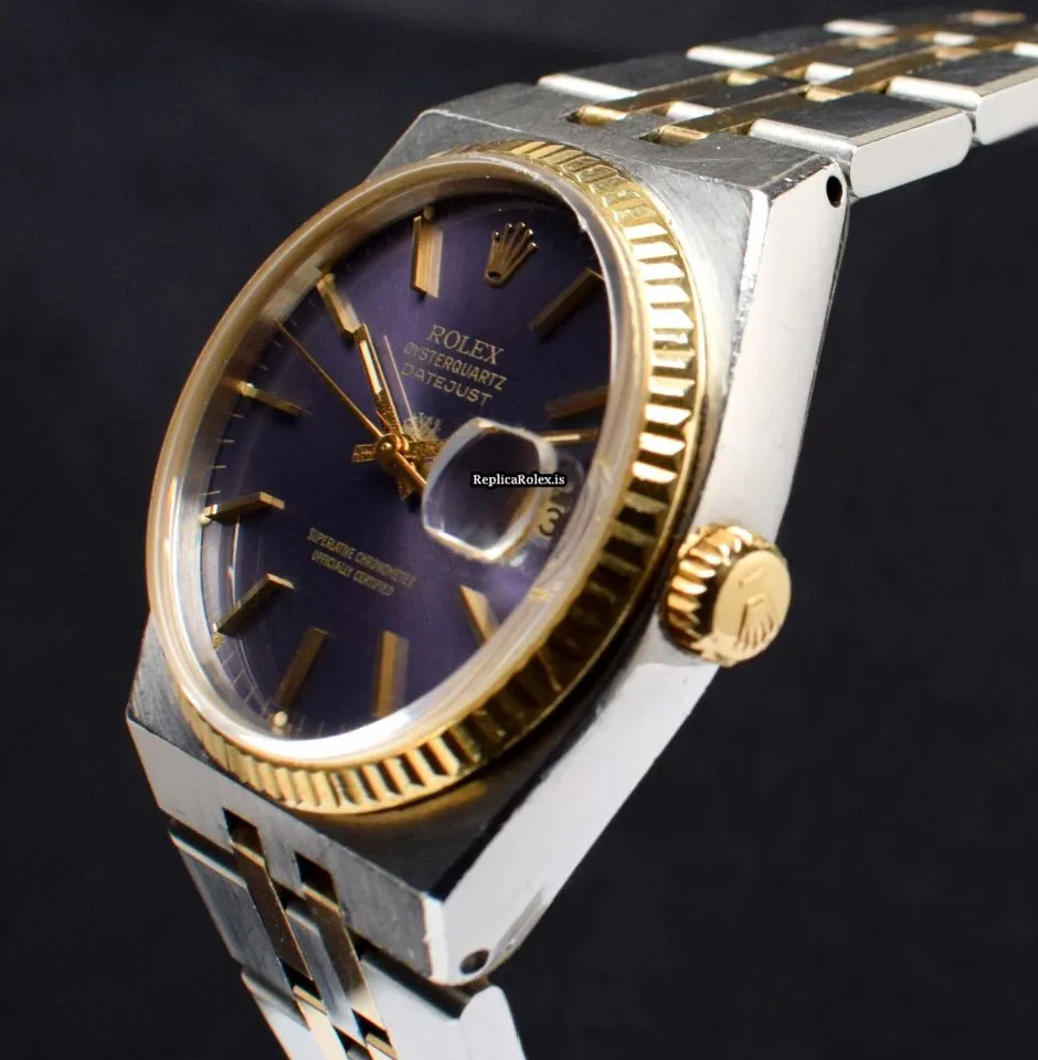 Ideal Replica Rolex Datejust Oysterquartz 17013 Quartz Movement Steel Case Mens/unisex Watch - Image 3