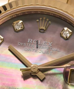 Appealing Fake Rolex Datejust 278278 Cosc Automatic Movement 31mm Yellow Gold Case Mens/unisex Watch