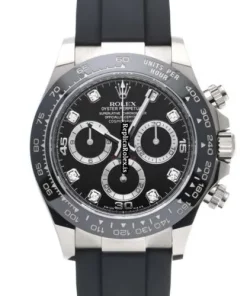 Awesome Replica Rolex Daytona 116519lng Caliber 4130 Automatic Movement 40mm White Gold Case Watch