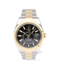 Fabulous Imitation Rolex Sky-dweller 326933-0002 Automatic Movement 42mm Gold/steel Case Mens/unisex Watch