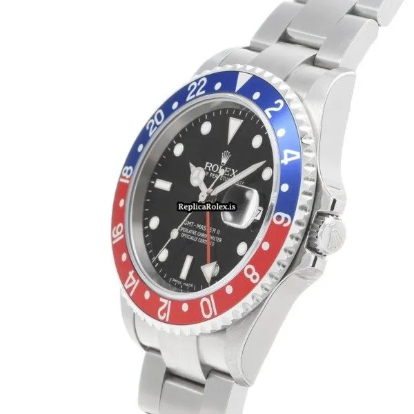 Cheap Replica Rolex Gmt-master II 16710 Caliber 3185 Automatic Movement 40mm Steel Case Watch - Image 2