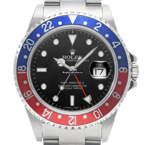 Cheap Replica Rolex Gmt-master II 16710 Caliber 3185 Automatic Movement 40mm Steel Case Watch - Image 6