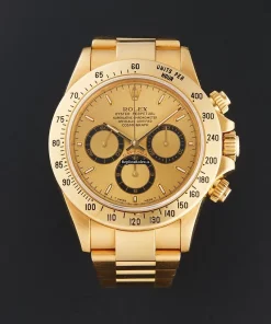 Well Made Clone Rolex Daytona 116528 Automatic Movement 40mm Yellow Gold Case Mens/unisex Watch