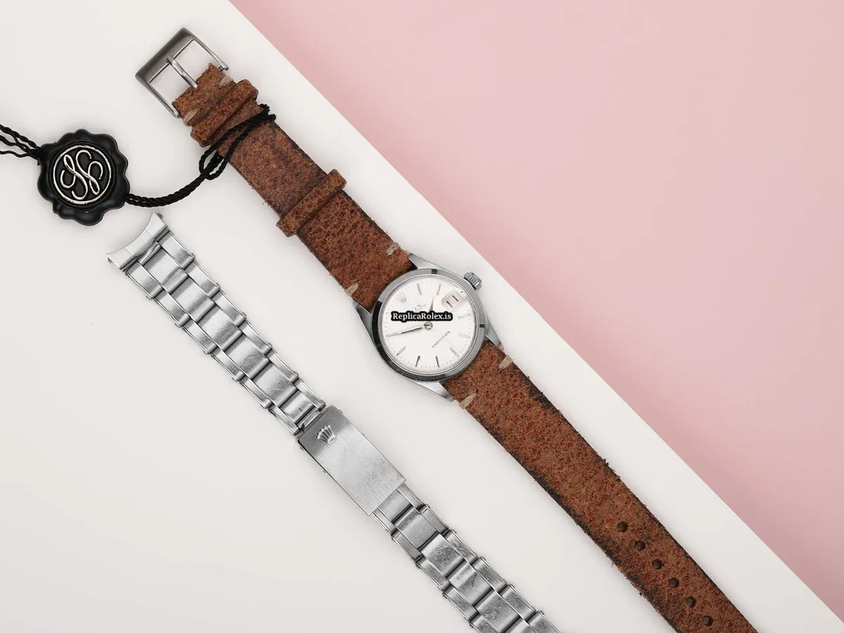 Aaa Replica Rolex Oyster Precision 6466 Manual Winding Movement 31mm Steel Case Watch - Image 2