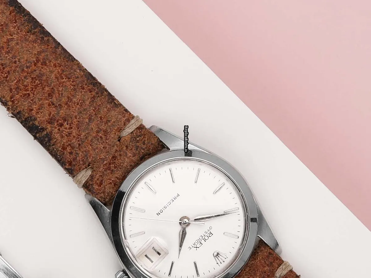 Aaa Replica Rolex Oyster Precision 6466 Manual Winding Movement 31mm Steel Case Watch - Image 4