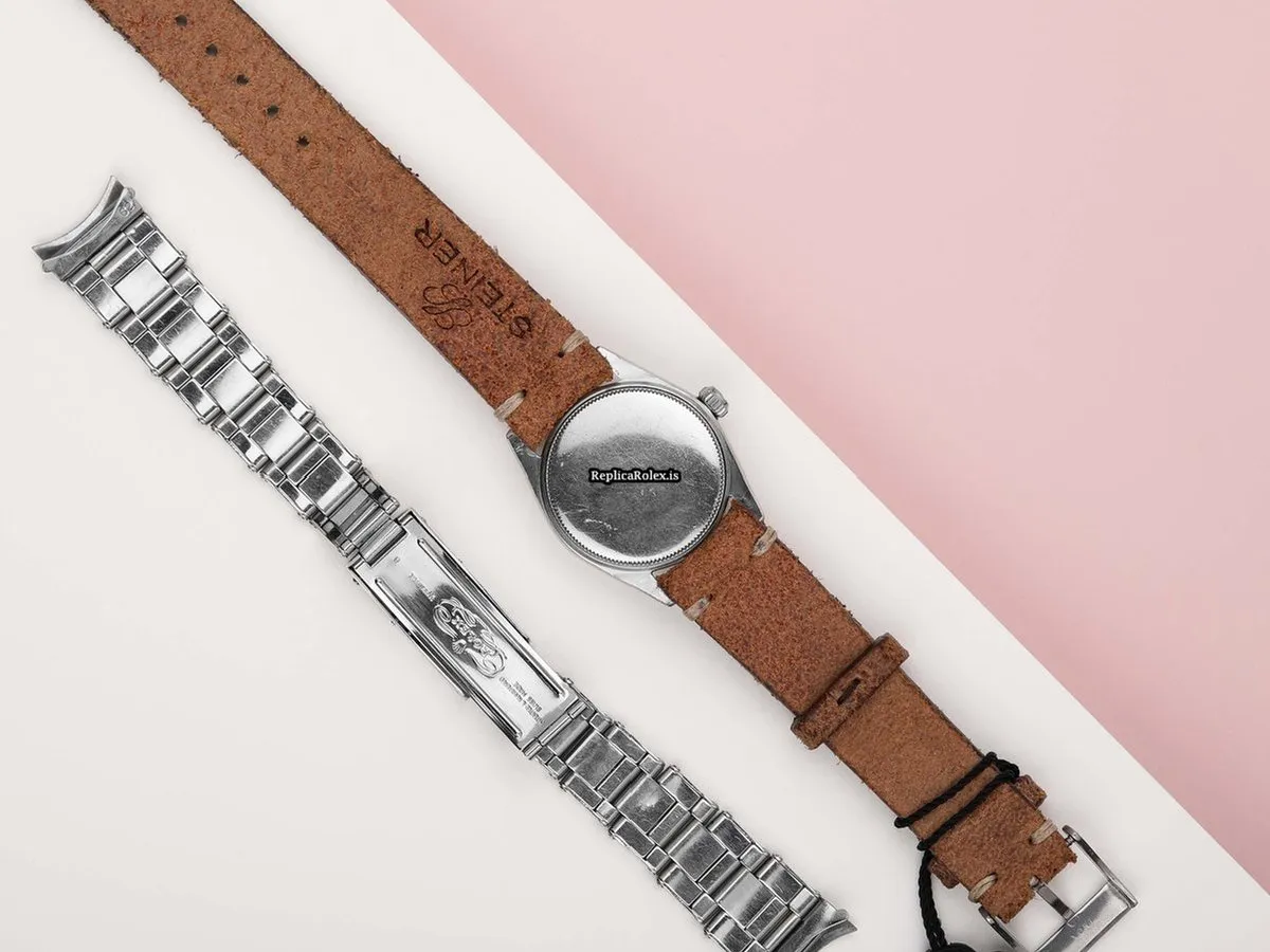 Aaa Replica Rolex Oyster Precision 6466 Manual Winding Movement 31mm Steel Case Watch - Image 6