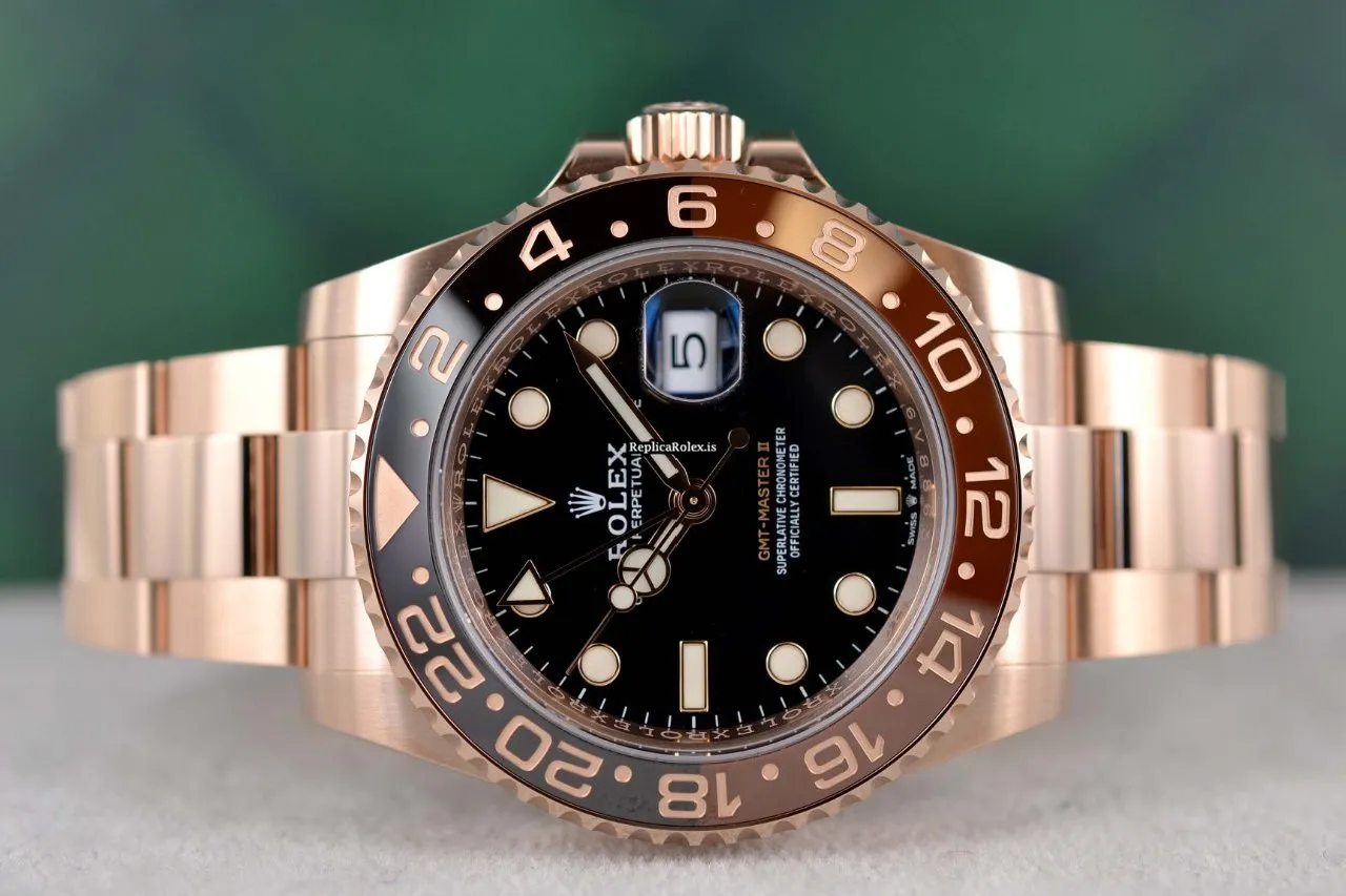 Remarkable Fake Rolex Gmt-master II 126715chnr Caliber 3285 Automatic Movement 40mm Rose Gold Case Mens/unisex Watch