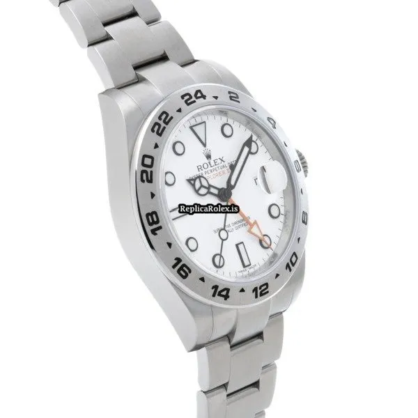 Reliable Replica Rolex Explorer II 216570 Caliber 3187 Automatic Movement 42mm Steel Case Watch - Image 3