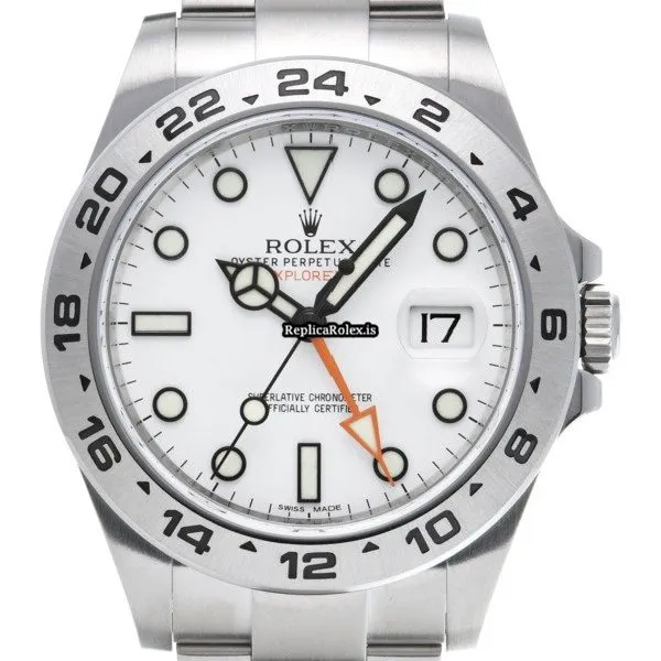 Reliable Replica Rolex Explorer II 216570 Caliber 3187 Automatic Movement 42mm Steel Case Watch - Image 6