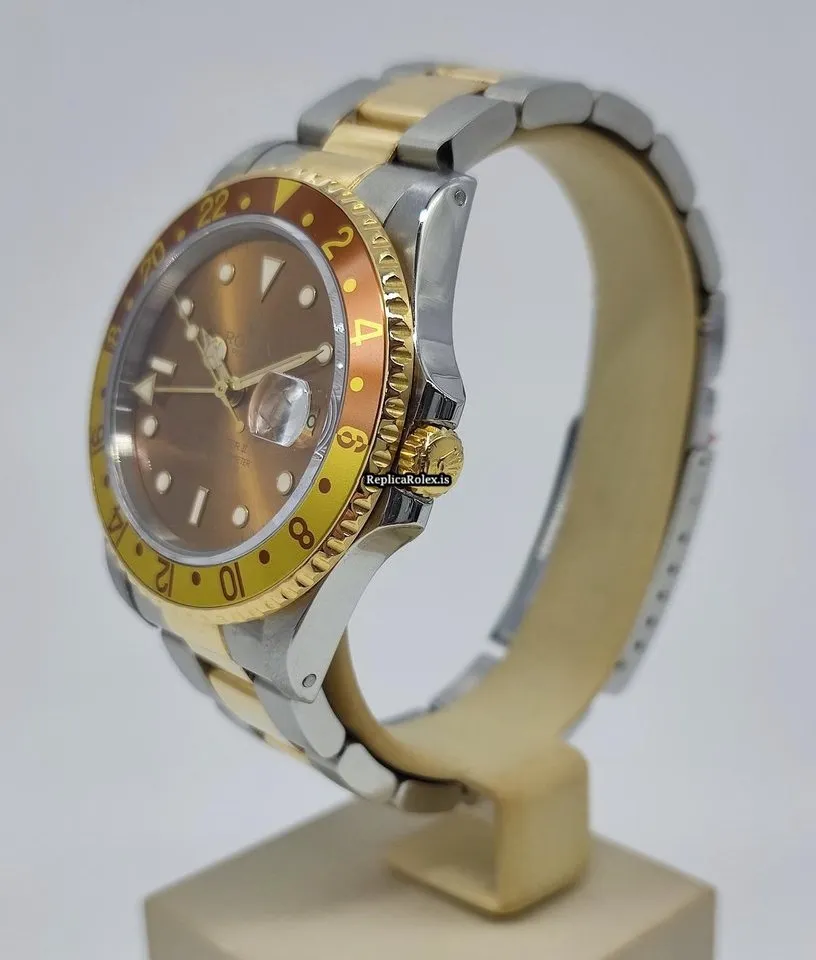 Wonderful Copies Rolex Gmt-master II 16713 Caliber 3185 Automatic Movement 40mm Gold/steel Case Mens/unisex Watch - Image 3
