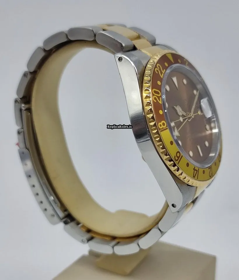 Wonderful Copies Rolex Gmt-master II 16713 Caliber 3185 Automatic Movement 40mm Gold/steel Case Mens/unisex Watch - Image 4