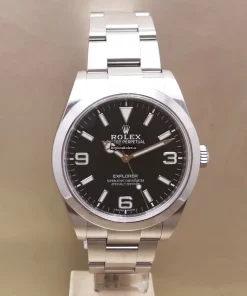 Excellent Fake Rolex Explorer 214270 Caliber 3132 Automatic Movement 39mm Steel Case Mens/unisex Watch