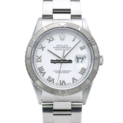 Pleasing Replica Rolex Datejust Turn-o-graph 16264 Caliber 3135 Automatic Movement 36mm Steel Case Watch