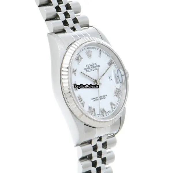 Durable Fake Rolex Datejust 16234 Caliber 3135 Automatic Movement 36mm Steel Case Watch - Image 3