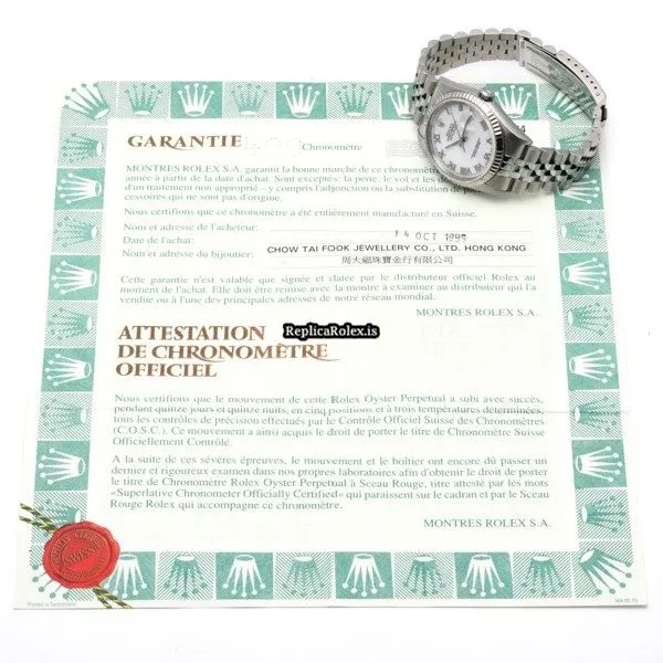 Durable Fake Rolex Datejust 16234 Caliber 3135 Automatic Movement 36mm Steel Case Watch - Image 5