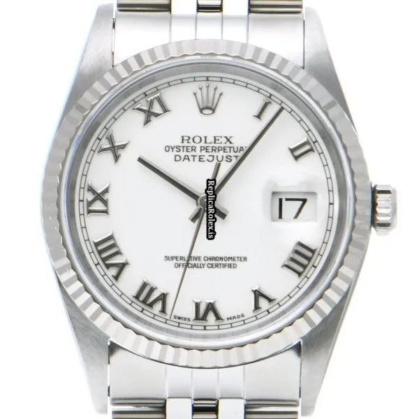 Durable Fake Rolex Datejust 16234 Caliber 3135 Automatic Movement 36mm Steel Case Watch - Image 6