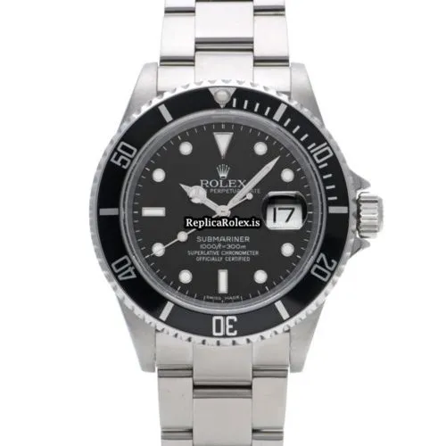 Wonderful Fake Rolex Submariner Date 16610 Caliber 3135 Automatic Movement 40mm Steel Case Watch